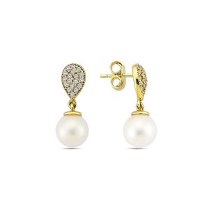 10K Gold Gemstone Earrings EB0400
