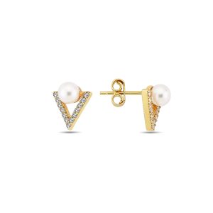 10K Gold Gemstone Earrings EB0894