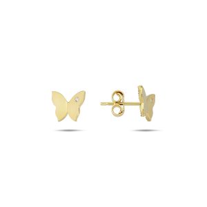 10K Gold Stud Earrings EB3012