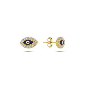 10K Gold Stud Earrings EBMN15