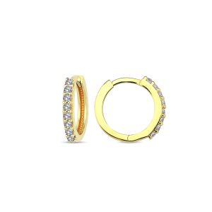 10K Gold Huggie Earrings EE0097
