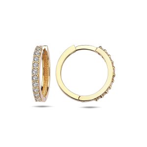 10K Gold Huggie Earrings EE0098
