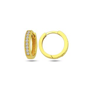 10K Gold Huggie Earrings EE0100
