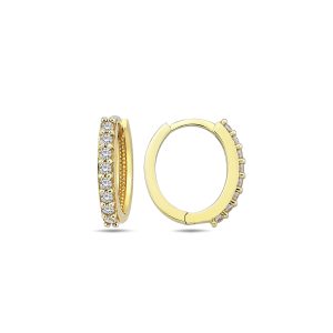 10K Gold Huggie Earrings EE0859
