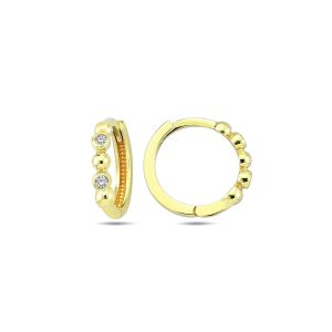 10K Gold Huggie Earrings EE0960