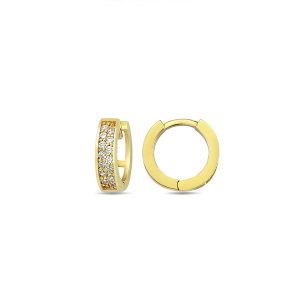 10K Gold Huggie Earrings EE1044