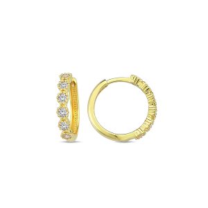10K Gold Huggie Earrings EE1072