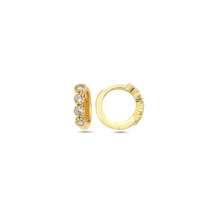 10K Gold Huggie Earrings EE1238