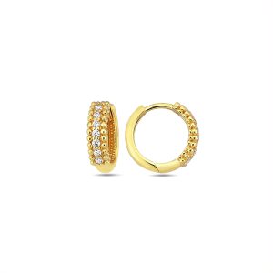 10K Gold Hoop Earrings EE1247