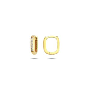 10K Gold Huggie Earrings EE3009