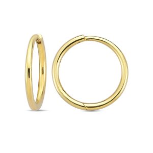 10K Gold Huggie Earrings EEC0213