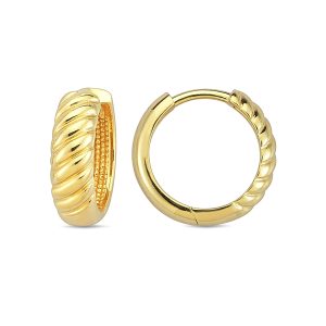 10K Gold Huggie Earrings EEC0251