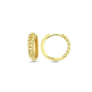 10K Gold Huggie Earrings EEC0283