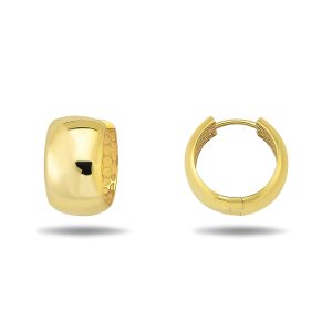 10K Gold Huggie Earrings JEEC47