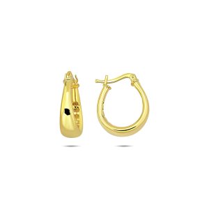 10K Gold Huggie Earrings JEEC57