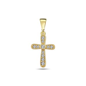 10K Gold Cross Pendant PP0267