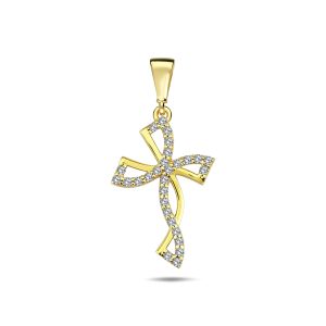 10K Gold Cross Pendant PP0272