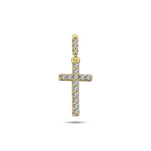 10K Gold Cross Pendant PP0478