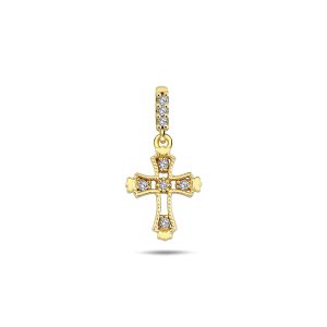 10K Gold Cross Pendant PP0605
