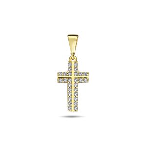 10K Gold Cross Pendant PP1761