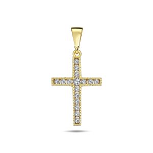10K Gold Cross Pendant PP1774
