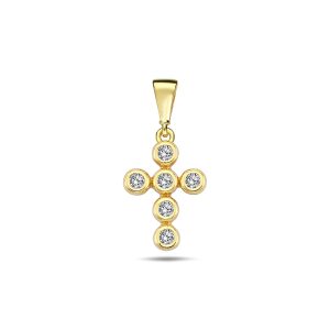 10K Gold Cross Pendant PP2321