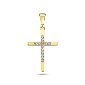 10K Gold Cross Pendant PP2410