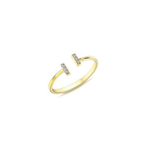 10K CZ Gold Ring RR2304